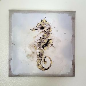 Seahorse wall art